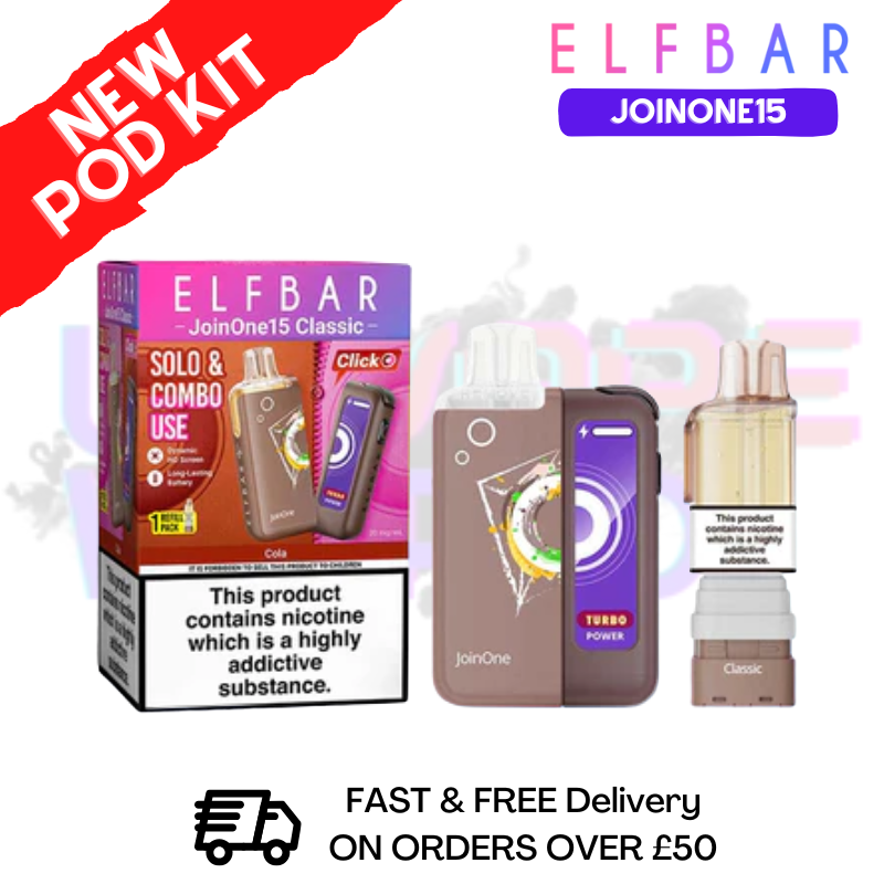 Buy Cola ELFBAR 15K JoinOne15 Pod Kit  - UK Vape World