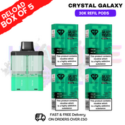 Shop Cola Ice Crystal Galaxy 30K Replacement Pods Box Of 5 - Ukvapeworld