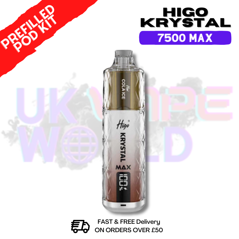 Cola Ice Krystal Higo 7500 Max Prefilled Pod Kit - ukvapeworld