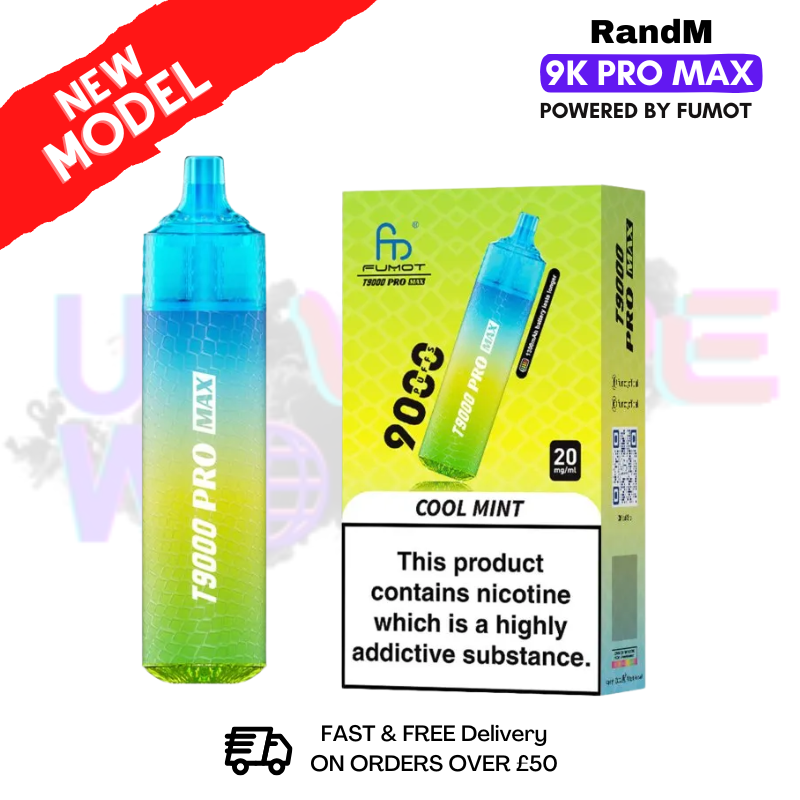 fumot tornado 9000 pro Fumot RandM Tornado 9000 Pro Disposable Vape main image 1