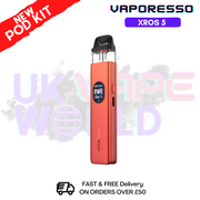 shop Coral Red Vaporesso Xros 5 Refillable Pod Vape Kit - ukvapeworld