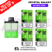 Shop Double Mint Crystal Galaxy 30K Replacement Pods Box Of 5 - Ukvapeworld