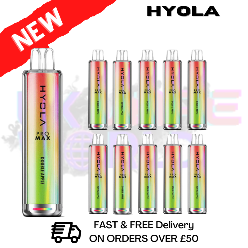 Shop Double Apple Hyola Pro Max 6000 Puff Box Of 10 - UK Vape World