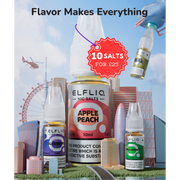 ElfLiq 10ml Nic Salt is a premium blend created by ELF BAR, legend in the field of disposable vapes now - UK Vape World