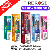 Shop Firerose SlideGo 20K Replacement Pods - UK Vape World