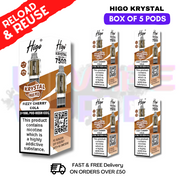 Fizzy Cherry Cola Krystal Higo Max Replacement Pods BOX OF 5 - ukvapeworld