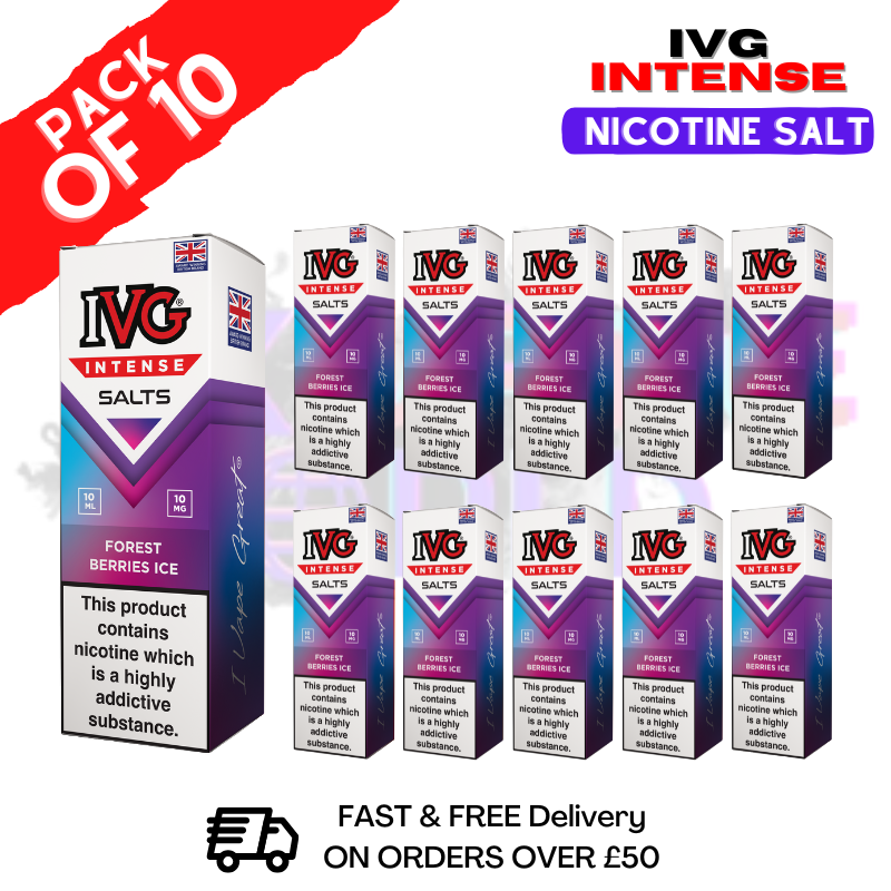 Forest Berries Ice IVG Intense Nic Salt Box Of 10