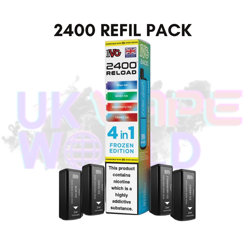Frozen Edition IVG 2400 RELOAD Pods - Box Of 10