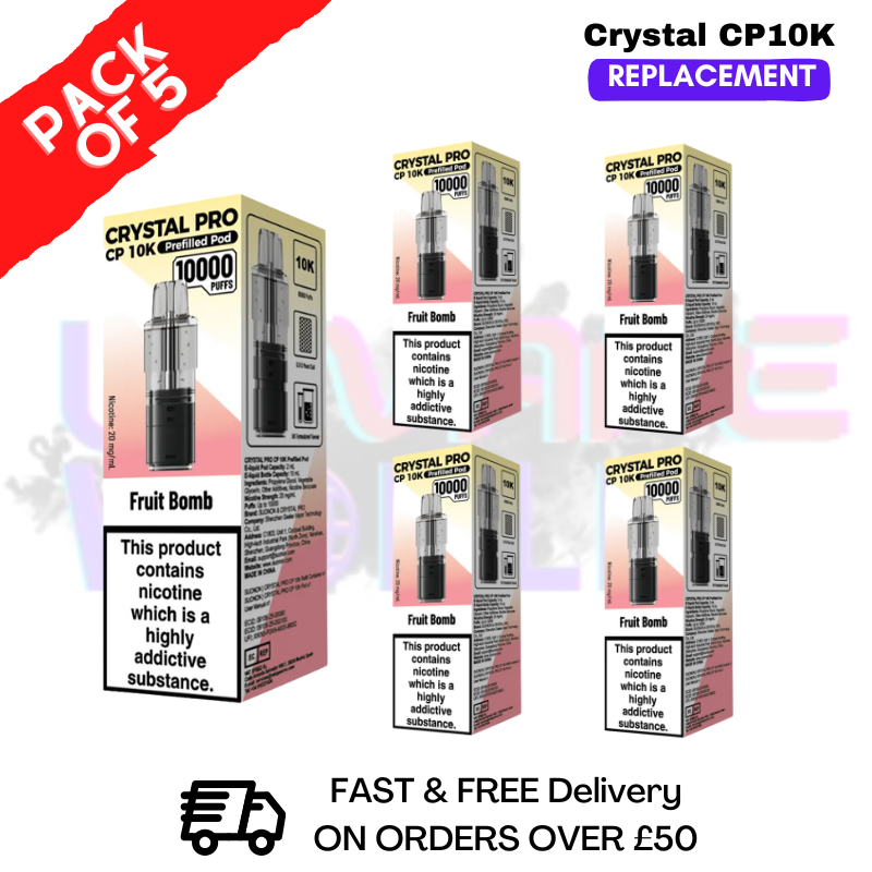 Fruit Bomb CP Pro 10K Replacement Pods Box Of 5 - ukvapeworld