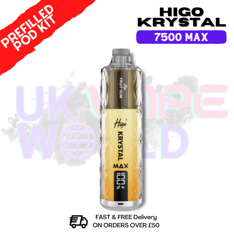 Fruit Gum Krystal Higo 7500 Max Prefilled Pod Kit - ukvapeworld