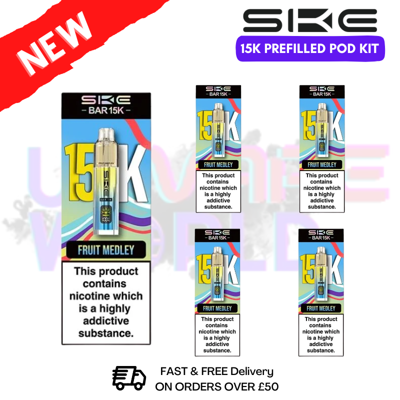 Fruit Medley SKE 15K Puff Prefilled Pod Kit Box of 5 - ukvapeworld