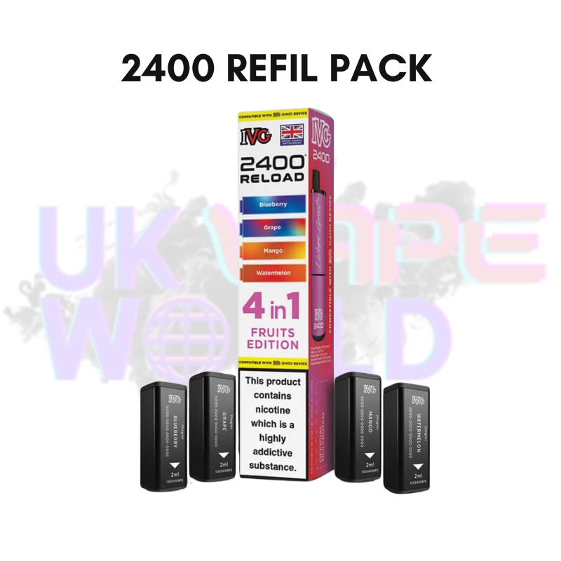Fruits Edition IVG 2400 RELOAD Pods - Box Of 10