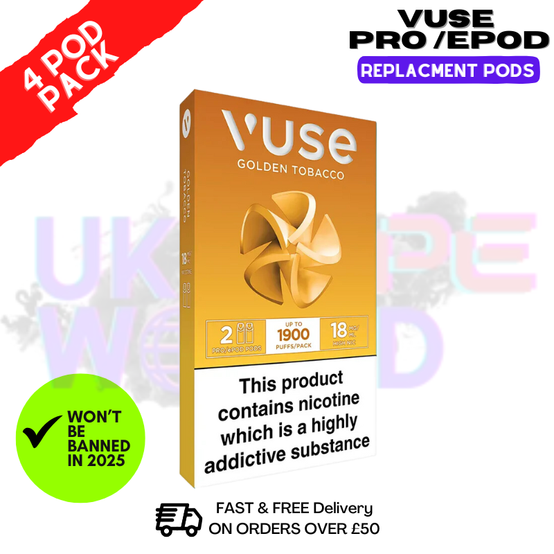 Golden Tobacco Vuse Pro Replacement Pod EPod