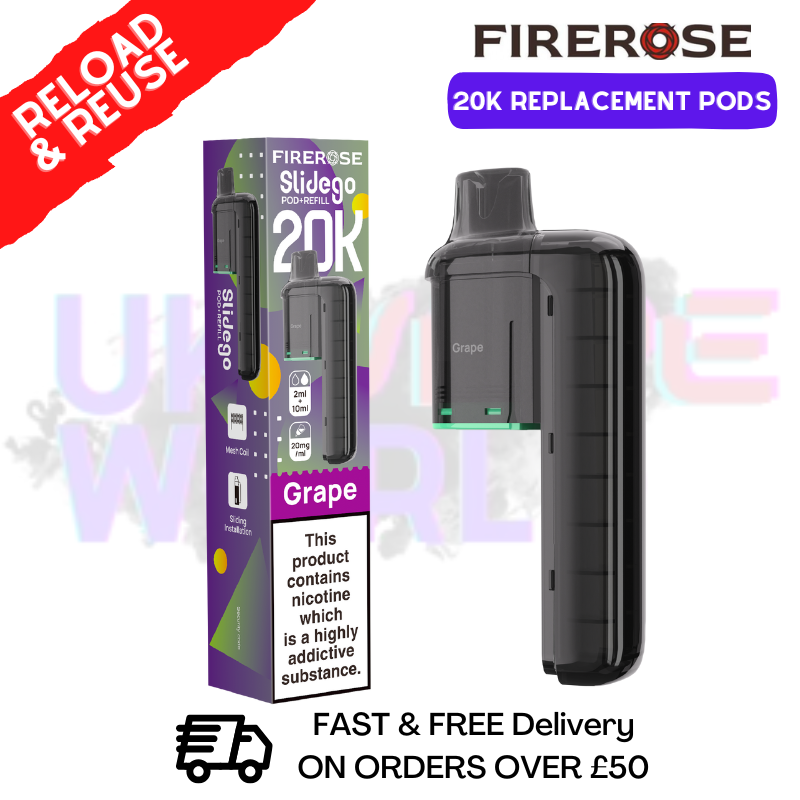 Grape Firerose SlideGo 20K Replacement Pods