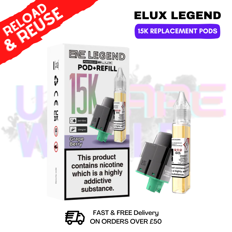 Grape Berry Ene 15K Replacement Pods - Lowest Price - ukvapeworld