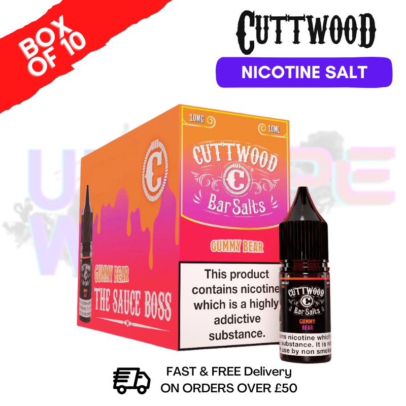 Gummy Bear Cuttwood Bar Salt BOX OF 10 - ukvapeworld