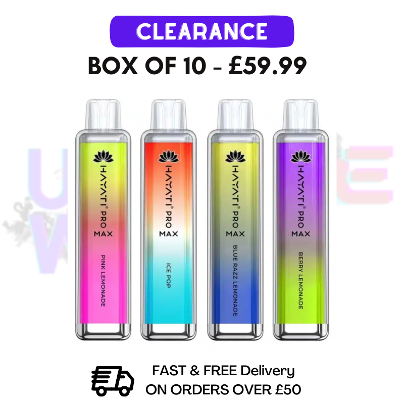 Hayati Pro Max 4K ZERO Box Of 10 - £59.99