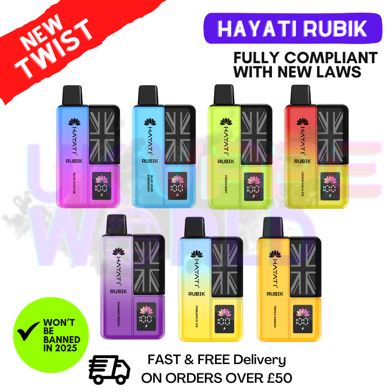Hayati Ban Proof Vapes 2025 - Pro Ultra, Rubik and More! Hayati Ban Proof Vapes 2025 - Pro Ultra, Rubik and More!