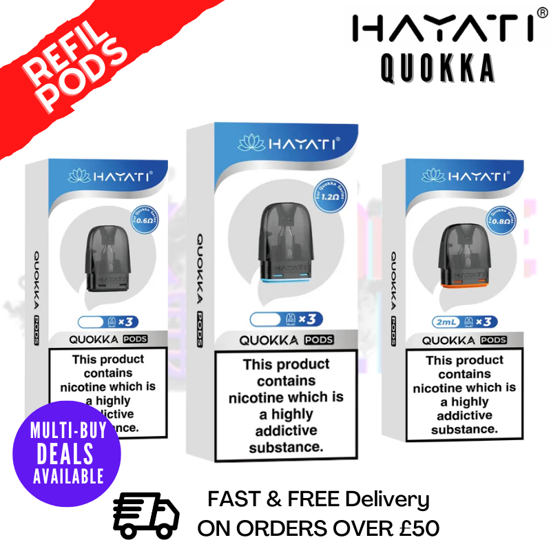 Hayati Quokka Replacement Pods - Pack Of 3 - £6.59