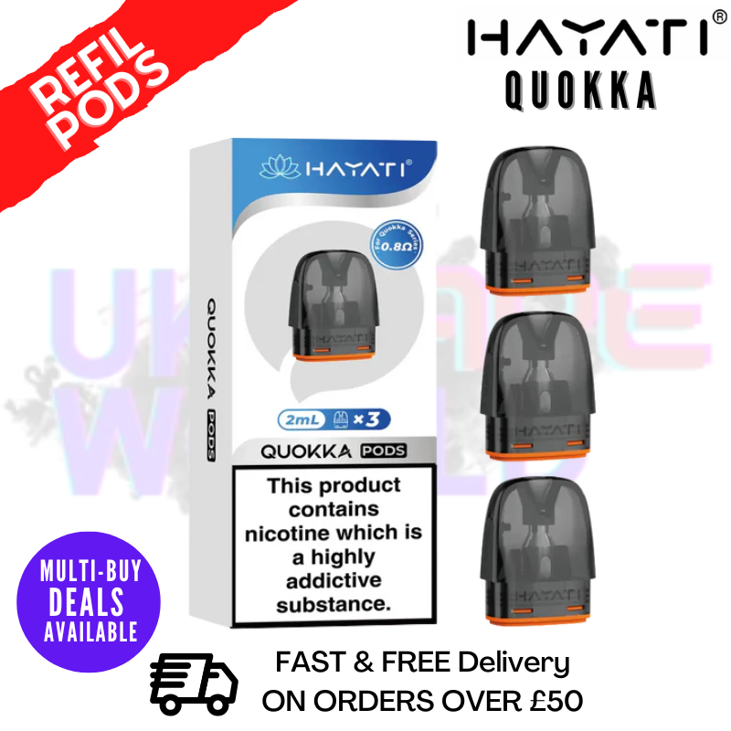 Hayati Quokka Replacement Pods - Pack Of 3 - £6.59
