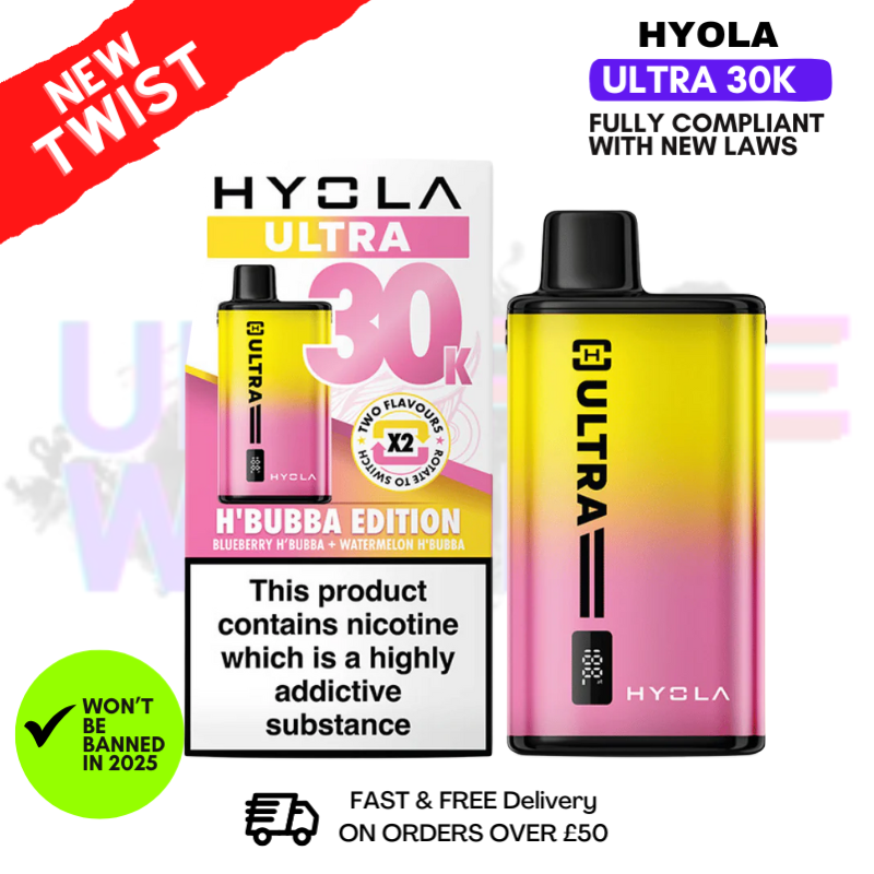 H Bubba Edition Hyola Ultra 30K Puff Prefilled Pod Kit - ukvapeworld