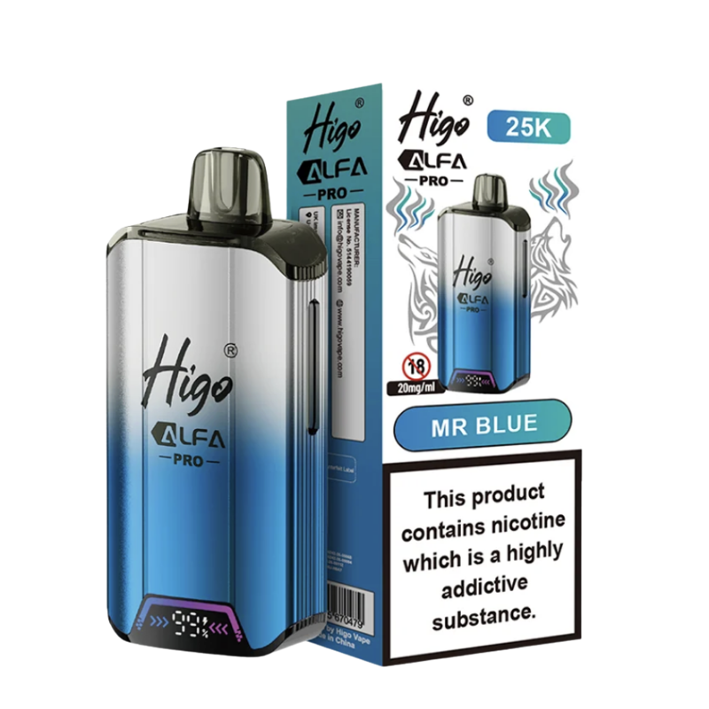 Higo Ultra 25K Puff Kits BOX OF 5 (CLEARANCE) - £24.99