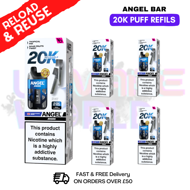 Holiday edition  Angel Bar 20K REPLACEMENT PODS Box Of 5 - ukvapeworld