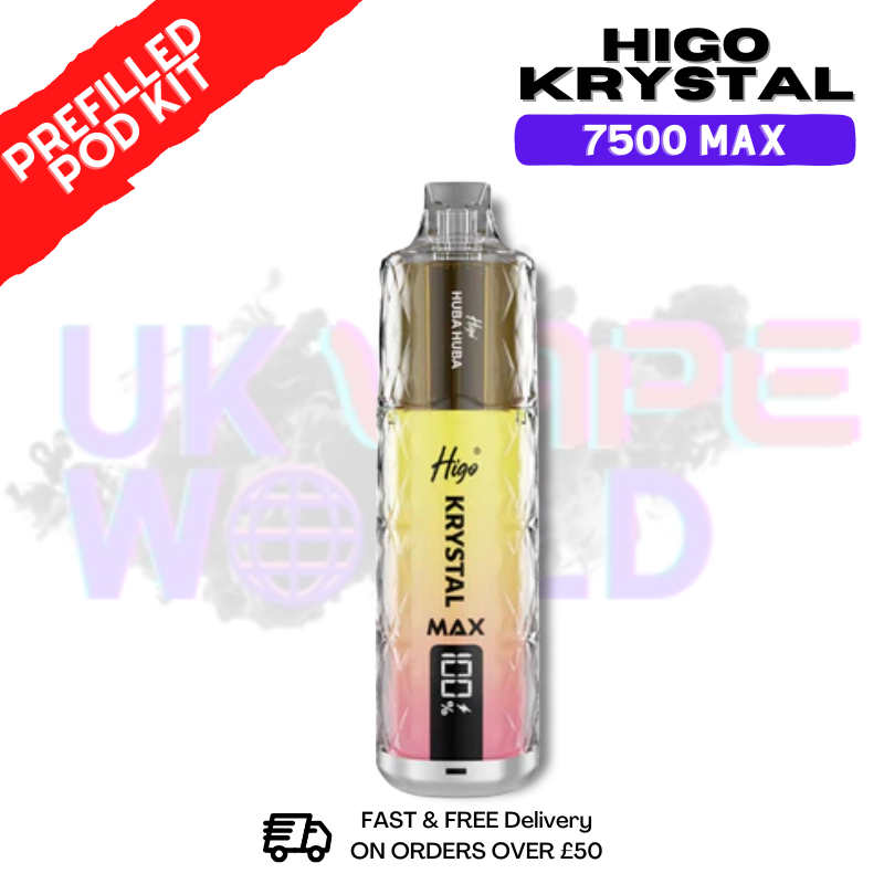 Huba Huba Krystal Higo 7500 Max Prefilled Pod Kit - ukvapeworld