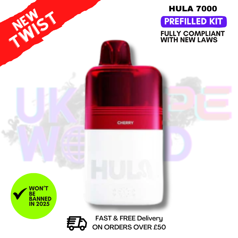 Cherry Hula 7K Puff Prefilled Pod Kit