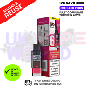Shop Strawberry Raspberry Cherry IVG 3K Replacement Pod - UK Vape World