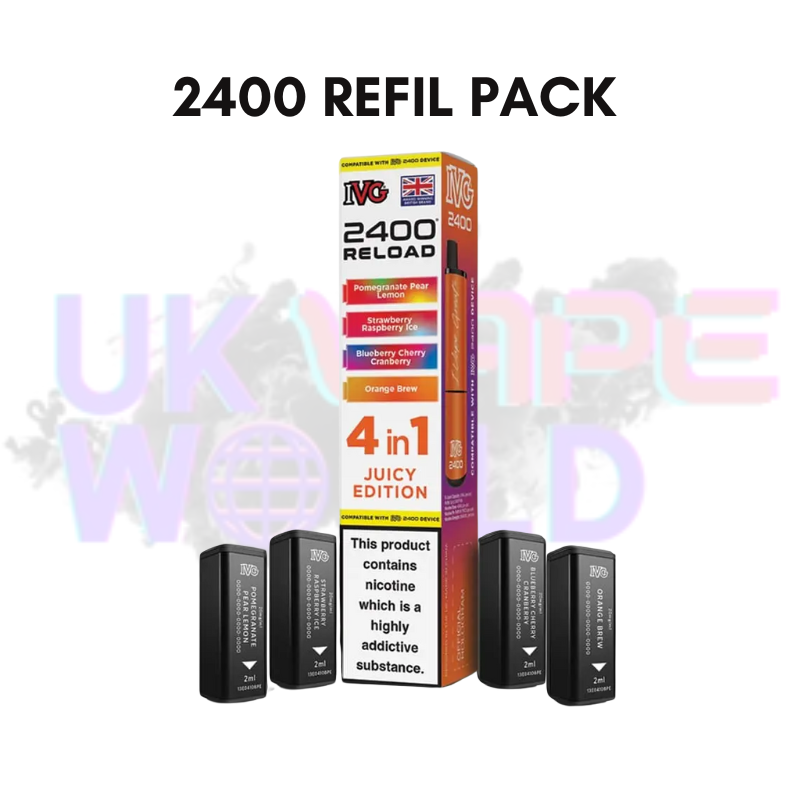 Juicy Edition IVG 2400 RELOAD Pods - Box Of 10
