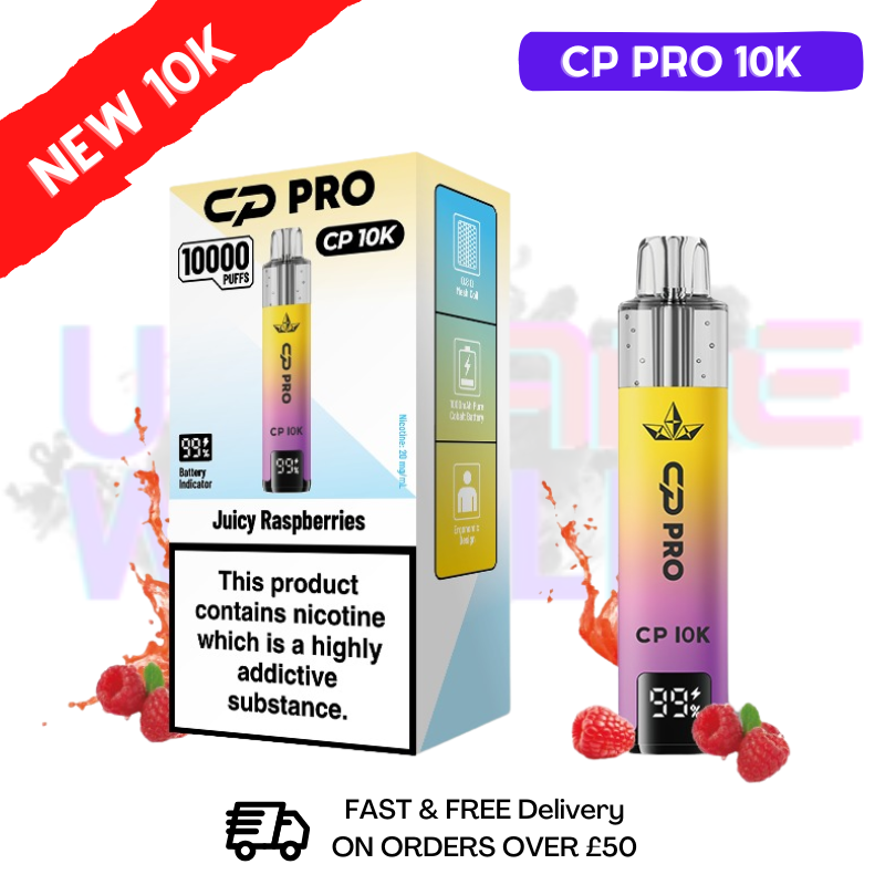 Juicy Raspberries Cp Pro 10K Puff Pod Kit - ukvapeworld