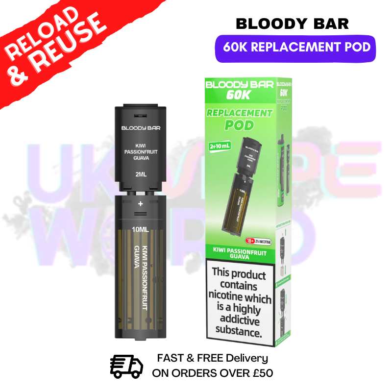 Bloody Bar 60K Replacement Pods - Any 4 For 13.20