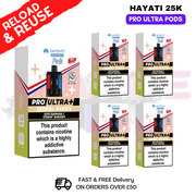 Hayati 25K Kiwi Banana - Straw Banana Replacement Pods Box Of 5 - ukvapeworld