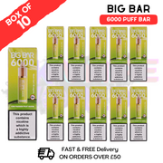 Shop Kiwi Passion Fruit Guava Feoba Big Bar 6000 Puff 6K Box Of 1