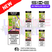 Kiwi Passion Fruit Guava SKE 15K Puff Prefilled Pod Kit Box of 5 - ukvapeworld