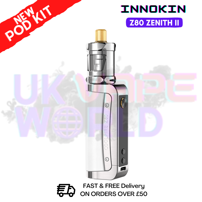 shop Leather White Innokin CoolFire Z80 Zenith II Kit - Ukvapeworld