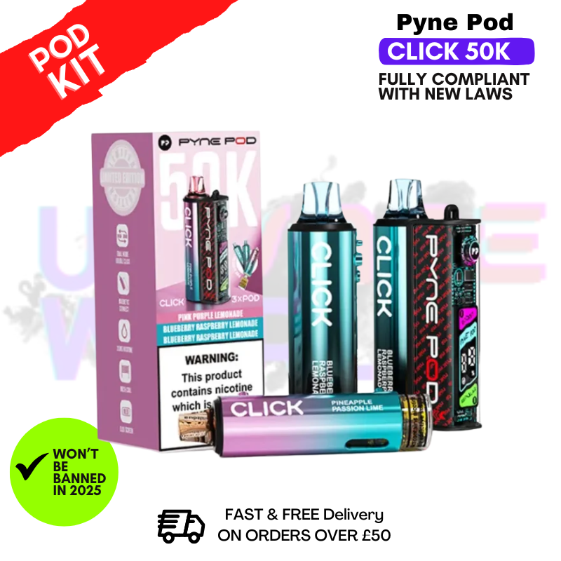 Lemonade Edition Pyne Pod 50K Click Vape Pod Kit