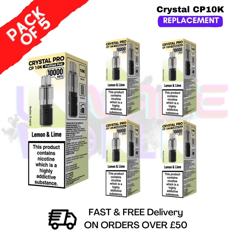 Lemon Lime CP Pro 10K Replacement Pods Box Of 5 - ukvapeworld