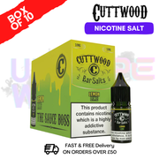 Lemon Lime Cuttwood Bar Salt BOX OF 10 - ukvapeworld