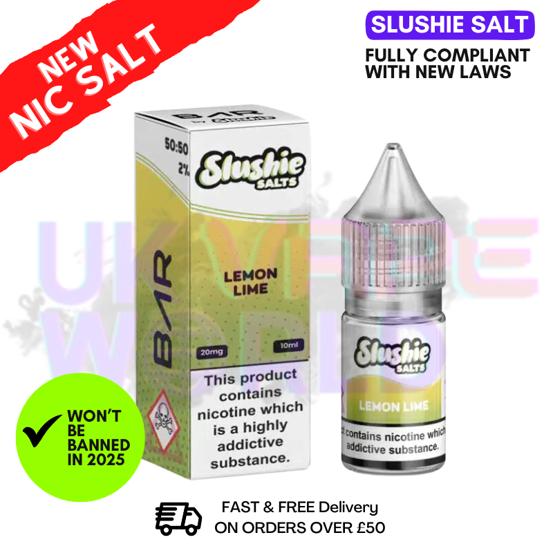Shop Slushie Salts Lemon Lime E Liquid - UK Vape World