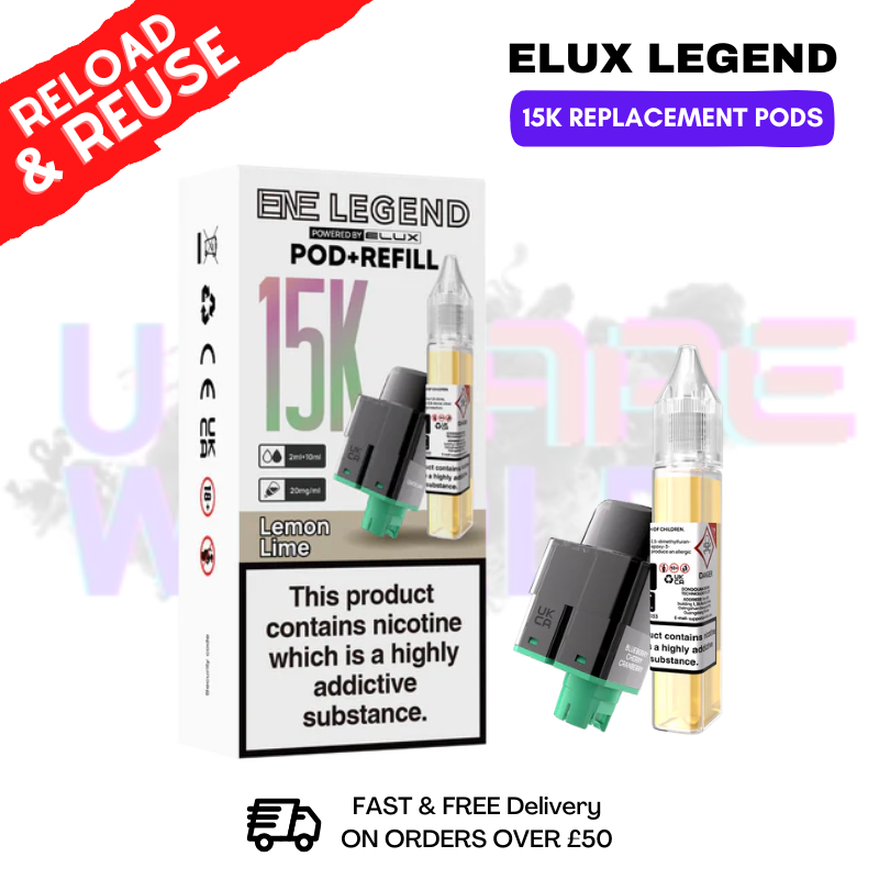 Lemon Lime Ene 15K Replacement Pods - Lowest Price - ukvapeworld