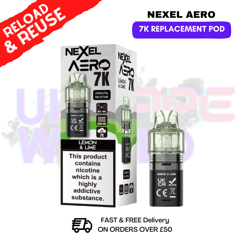 Lemon & Lime Nexel Aero 7K Replacement Pods - ukvapeworld