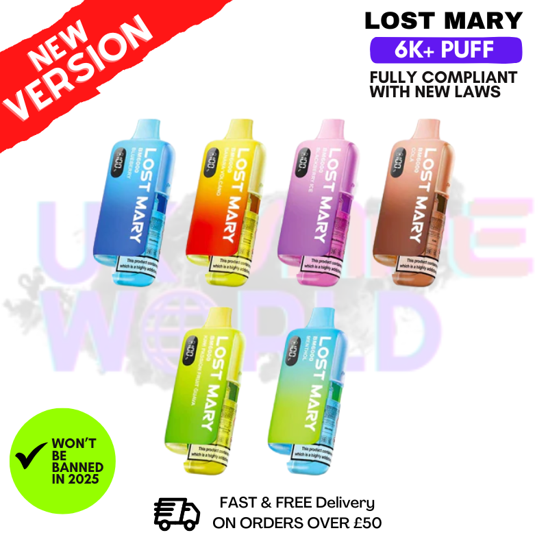 Lost Mary 6K Puff 6000 Pod Kit NEW - ONLY £10.99 - uk vaPE world