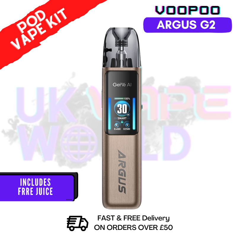 Walnut Gray VooPoo Argus G2 Kit - Only £19.99
