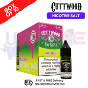 Mega Grape Cuttwood Bar Salt BOX OF 10 - ukvapeworld