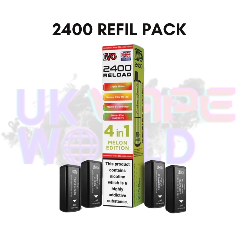Melon Edition IVG 2400 RELOAD Pods - Box Of 10