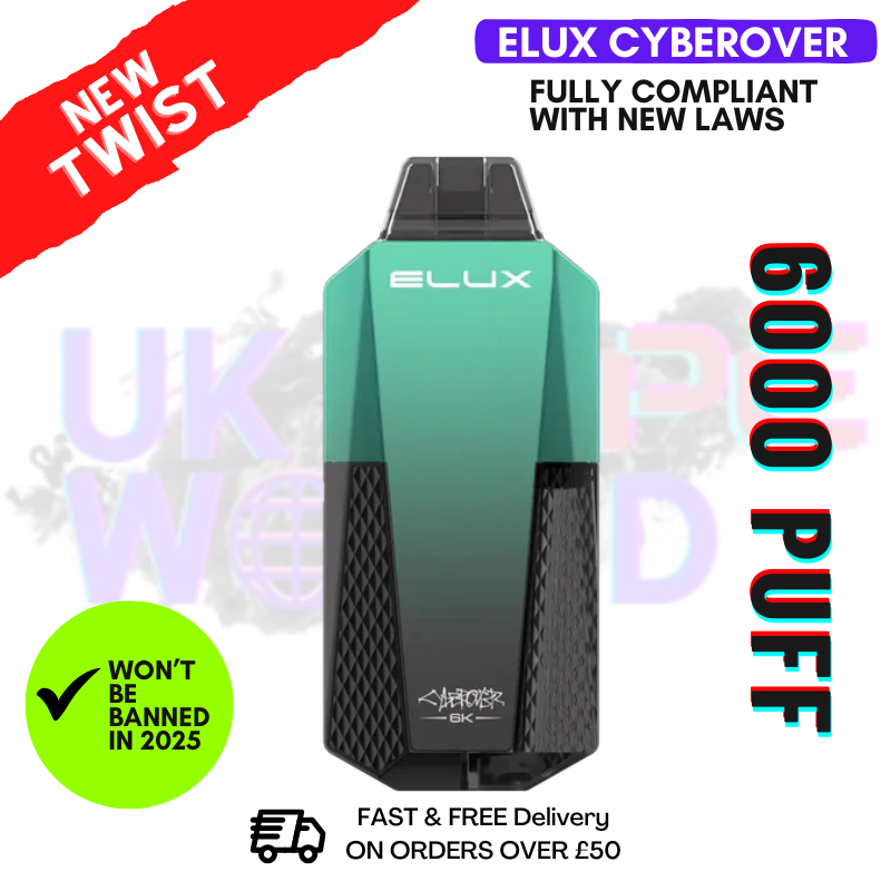 Rainbow Elux CyberOver 6000 Puff 6K Pod Vape Kit