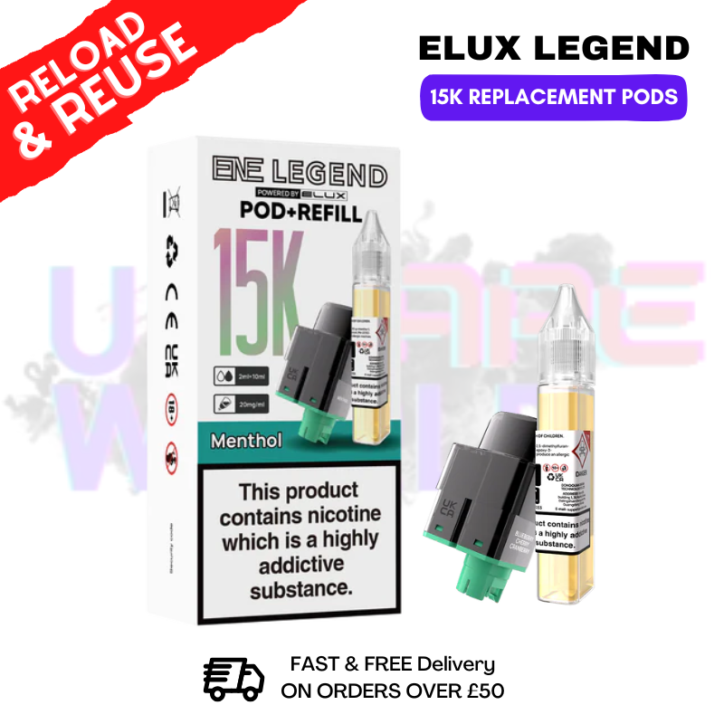 Menthol Ene 15K Replacement Pods - Lowest Price - ukvapeworld