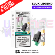 Menthol Ene 15K Replacement Pods - Lowest Price - ukvapeworld